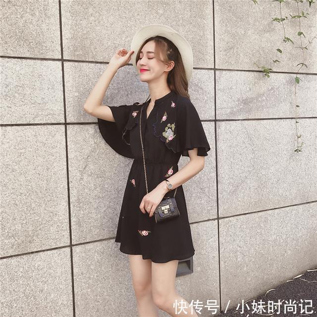 刺绣 爱美的你,何不将美美的连衣裙进行到底