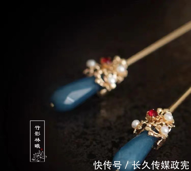 铃兰花|绣幕芙蓉一笑开,两鬓簪花头上戴,汉服搭配怎么能缺少发饰?