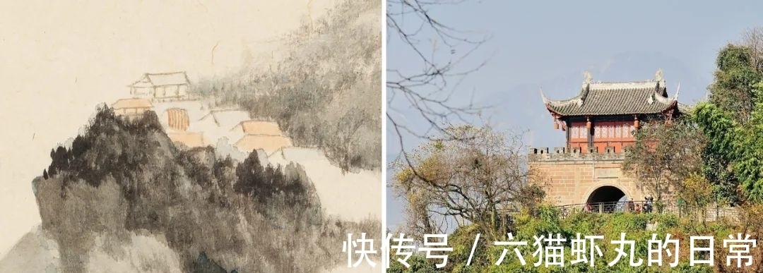 何应钦&开拍2021秋拍丨天开一堑锁咽喉:张大千“峡江”壮年之作