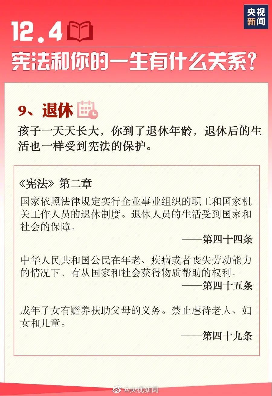  宣传周|【宪法宣传周】从出生到退休，宪法陪伴你一生