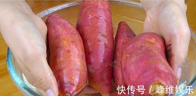 原来烤红薯这么简单,只需电饭煲,不加一滴水,个个香甜流糖汁