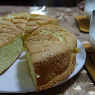 蛋清|8寸戚风蛋糕