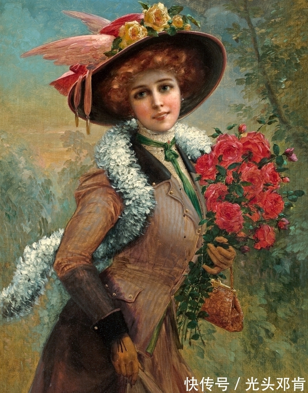 弗农&他最擅长画美女,埃米尔·弗农Emile Vernon油画美女作品鉴赏