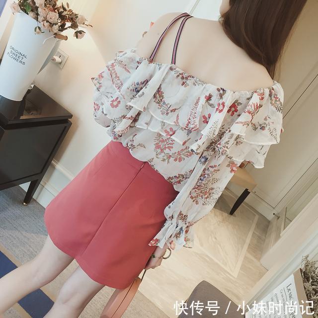 性感|炎炎夏日，浪漫又清凉当然首选雪纺衫了