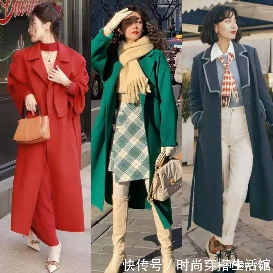 版型|说实话,春天穿大衣别总配打底裤,换一种方式不仅不土,还很时髦