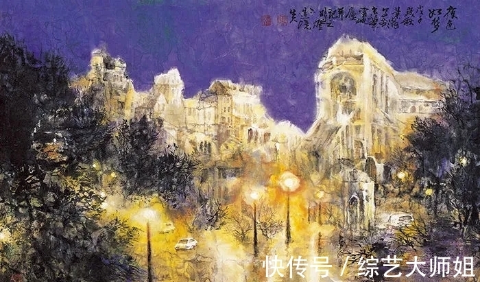 萧瀚$旅德中国画家|色彩的魅力!萧瀚彩墨山水画