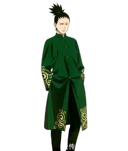 雏田|当火影忍者换上中国风,佐助的腰抢镜,鹿丸一身绿