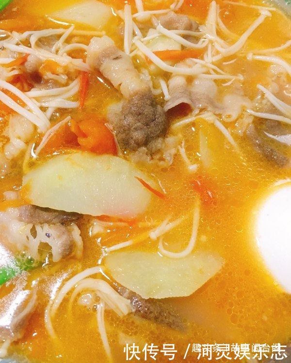 番茄土豆肥牛锅的做|寒冬来袭多给孩子做的菜，常吃促进孩子骨骼发育，健脑益智