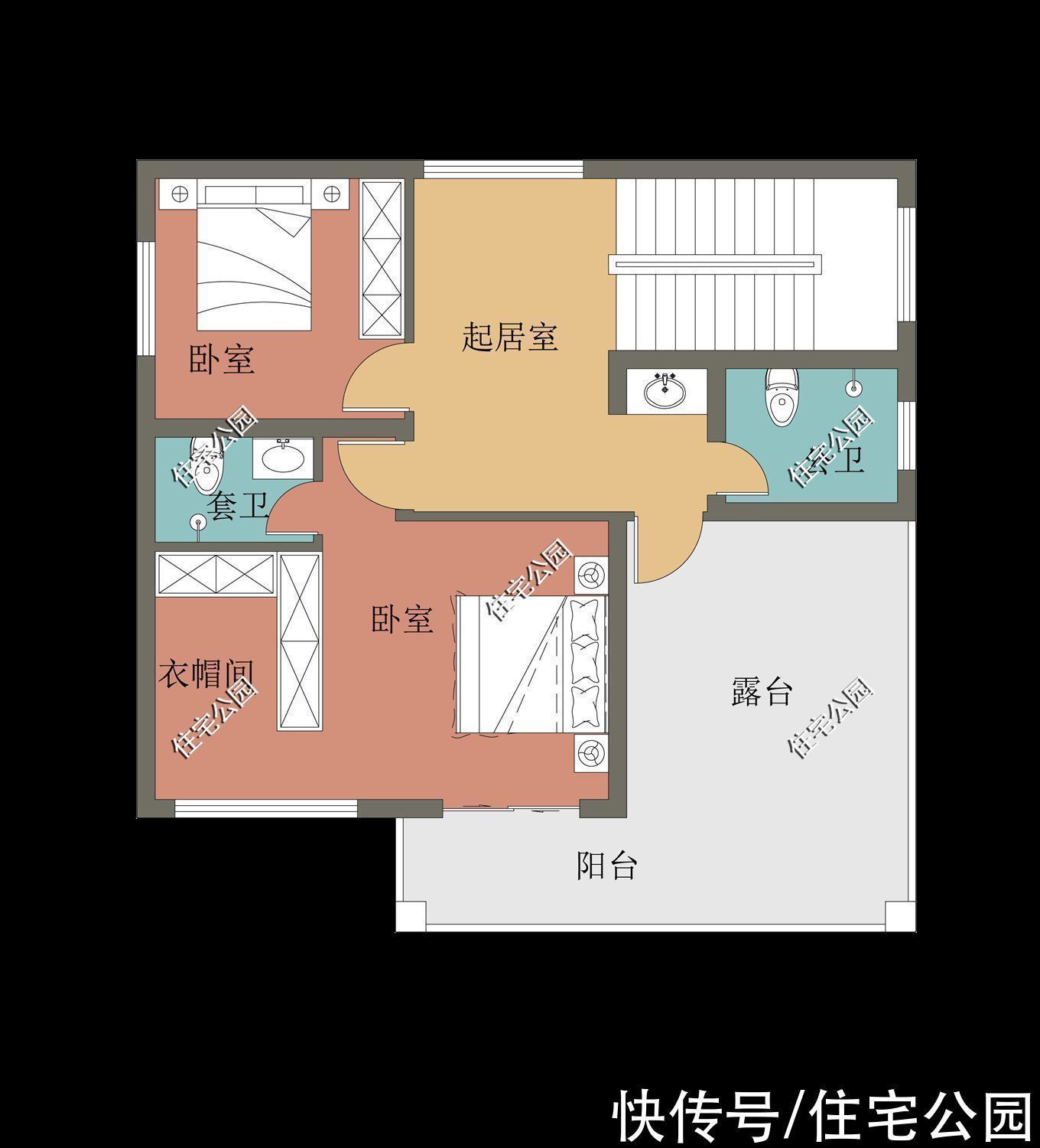 二层|下半年建房就选这10套二层吧,颜值一套比一套高,30来万就能盖