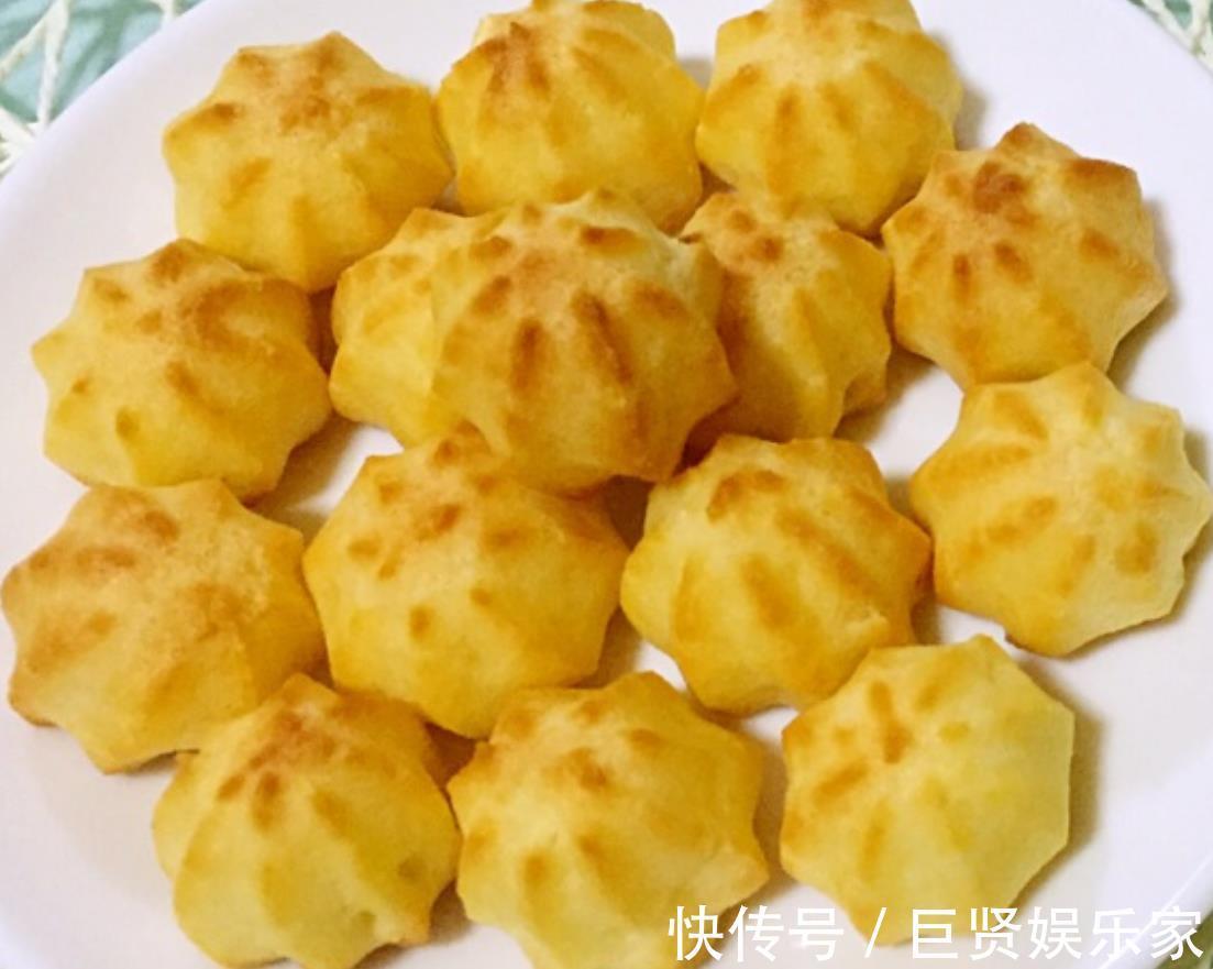 想吃奶油泡芙不用买，教你在家做，香甜细腻，甜而不腻，吃不够