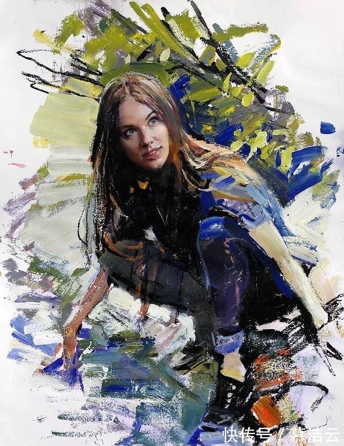 画作@如此唯美动人的画作,源于对艺术基础的深刻认识和理解