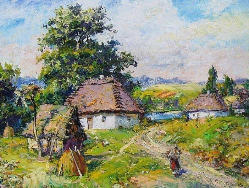 颜色#谢尔盖·雷巴克:世界的艺术家的颜色是明亮、富有表现力