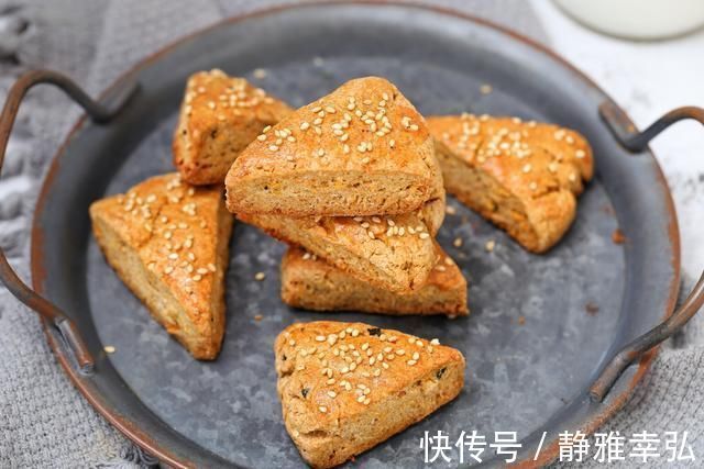 司康|减肥期也能吃西式小点心，免打发无糖低脂咸香适口，解馋还不长肉