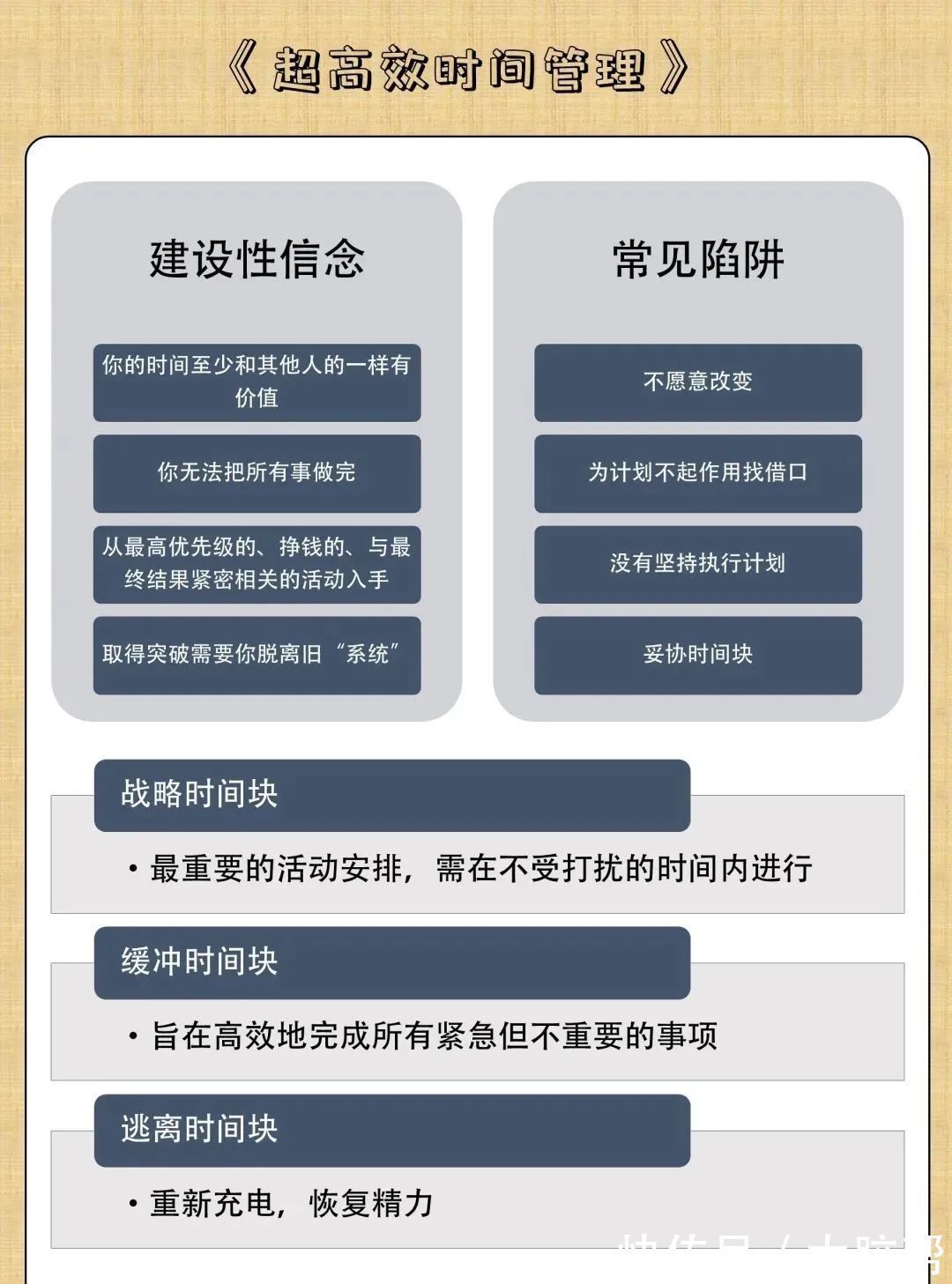 愿景#毁掉你的不是拖延症,而是低效勤奋