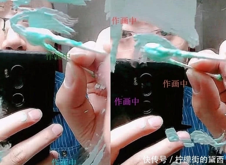 牙膏$美术生挑战牙膏作画,妻子嘲笑却被关灯后征服,逃不过的心动!