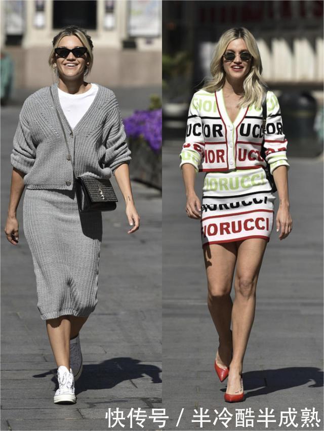 谁说针织裙难搭那是你没掌握精髓，秋冬换季穿针织裙不要太好看