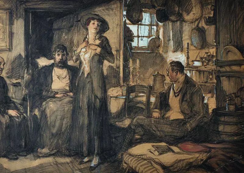 上流社会@美国最伟大的插画家,记录了上流社会的男男女女纸醉金迷的情景