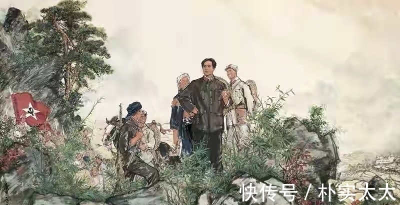 画家!著名画家们笔下的红色画作--《井冈山》