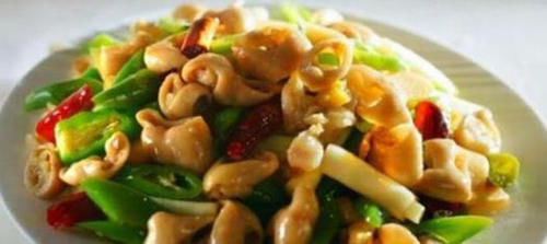  炒腰花|美食优选：爆炒腰花，火爆肥肠，班指干贝，猛火回锅肉的做法