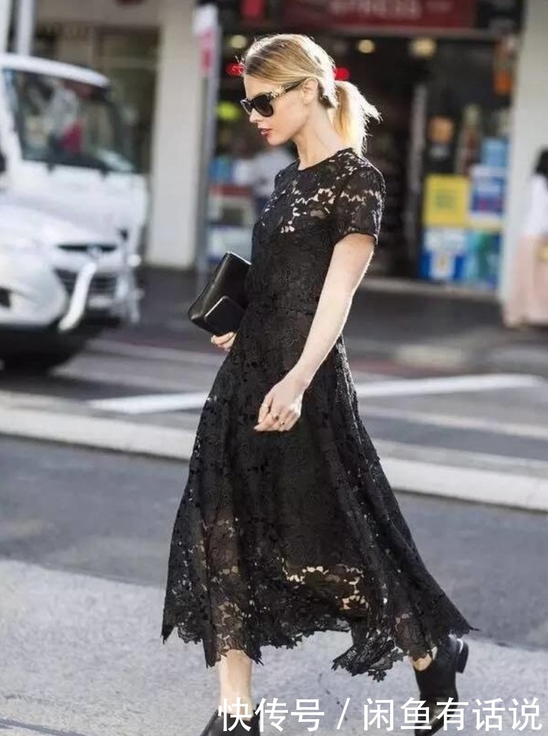 洋气|性感要讲究分寸感,现在流行的“半透裙”就刚刚好,洋气又显高级