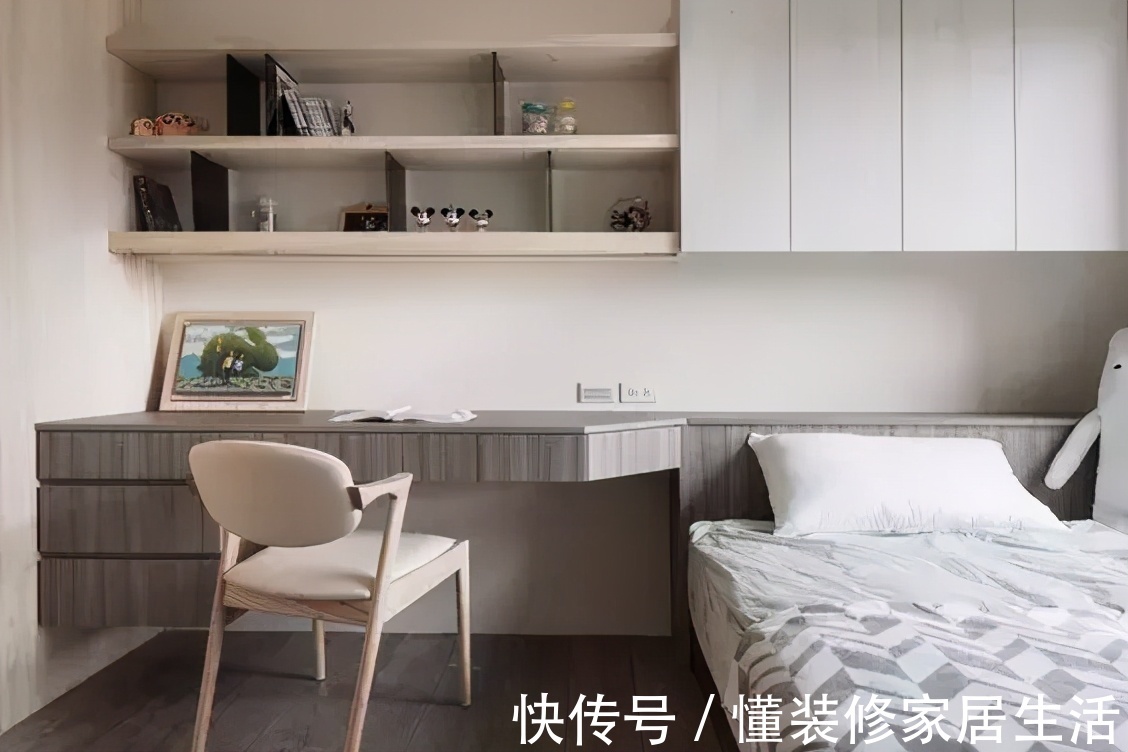 实用|不用专门预留书房了,这种卧室书房一体的设计最实用