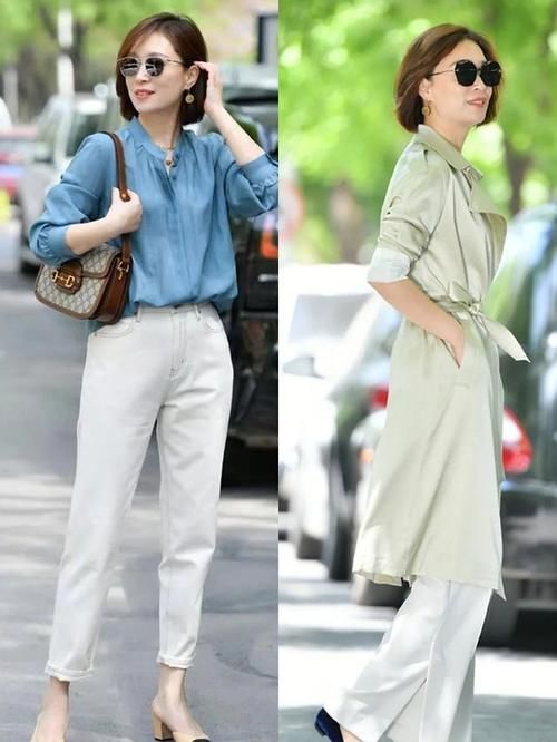 大龄|这位大龄“姐姐”才是穿搭高手，每套都超优雅，适合50岁女人