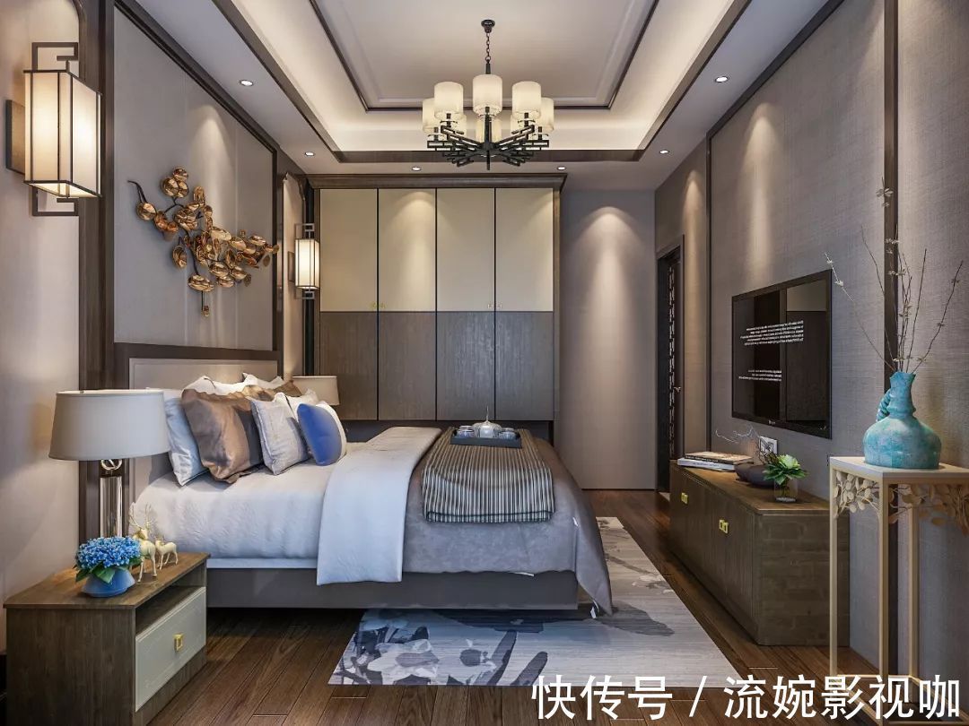 衣柜|复式楼新房装修长辈硬是要装新中式,看到效果后我不再反对!