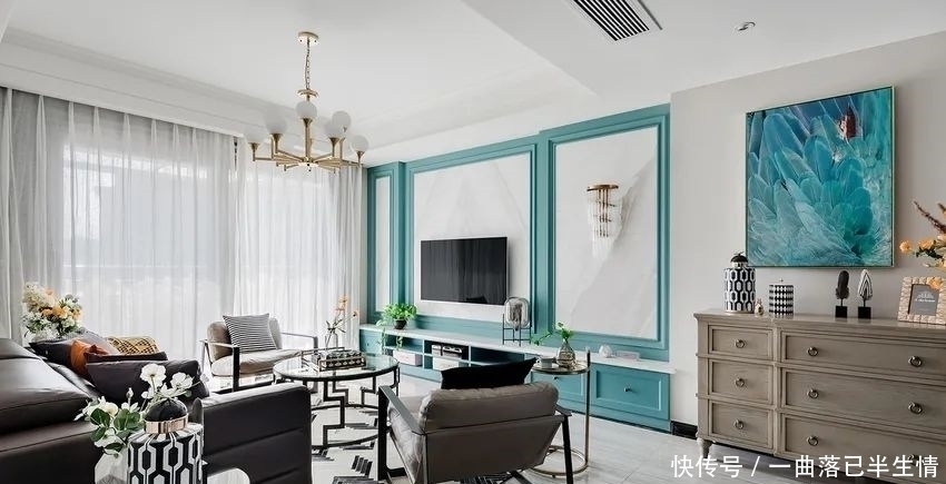 卫浴室|140㎡混搭风,轻奢优雅大气,这样装也太气派了吧