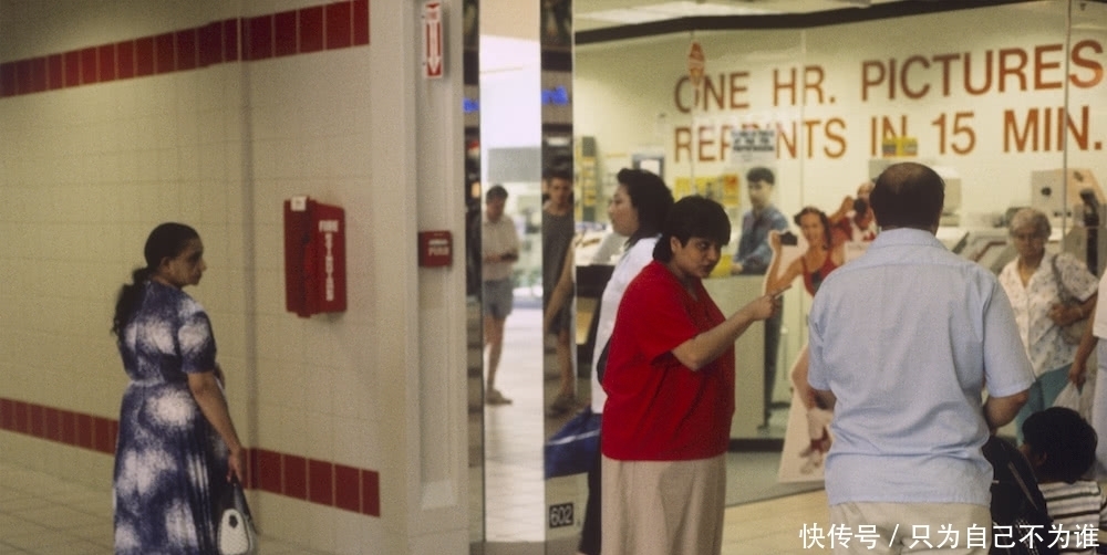 中国|老照片 30年前美国的大型购物中心 那时中国还在用粮票