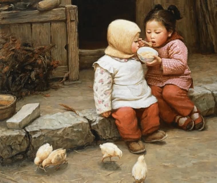 记忆|绝对硬实力,火遍全球的油画作品,承载了一代人的深刻记忆,张张感人至深~