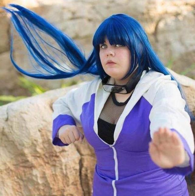 发型|雏田cosplay只看身材脸看起来倒是正常,发型就有些不够还原