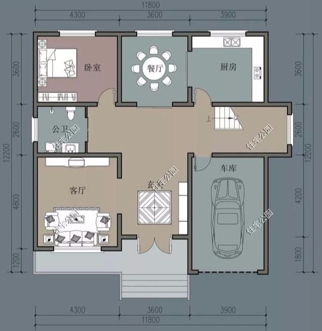 户型图|10套占地150平米的农村别墅户型,20万的造价就能建一栋