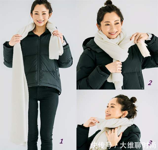 造型师|羊毛围巾如何戴,才没有缩脖子感,日本造型师的方法原来超简单