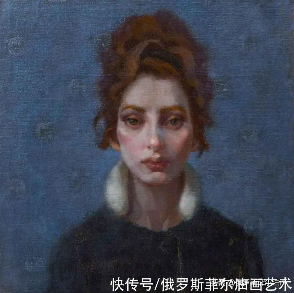 油画&美国画家桑德拉·弗朗德的油画里,充满了微妙而引人注目的情感
