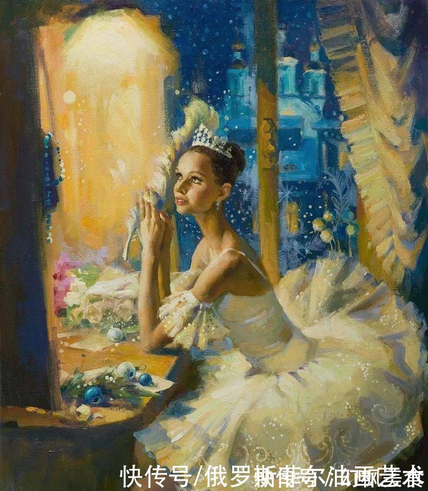 沃斯特雷佐娃!俄罗斯画家阿纳斯塔西娅·沃斯特雷佐娃漂亮油画作品欣赏