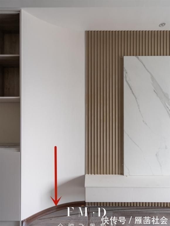 一体柜|决定了,玄关和餐厅就打一体柜,三段式收纳占地不到1㎡,实用