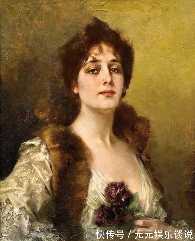 德国$德国画家康拉德笔下 细腻的年轻漂亮女子,真心的美!