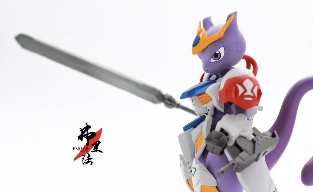 精灵宝可梦混搭高达佳作,超梦巴巴托斯