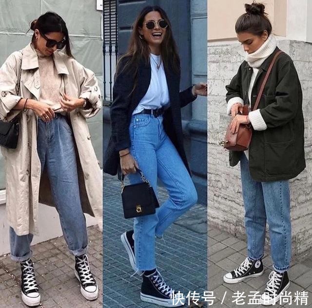 一字扣|牛仔裤“烂大街”?那是你没穿对鞋子,这3款鞋子,好穿又好看