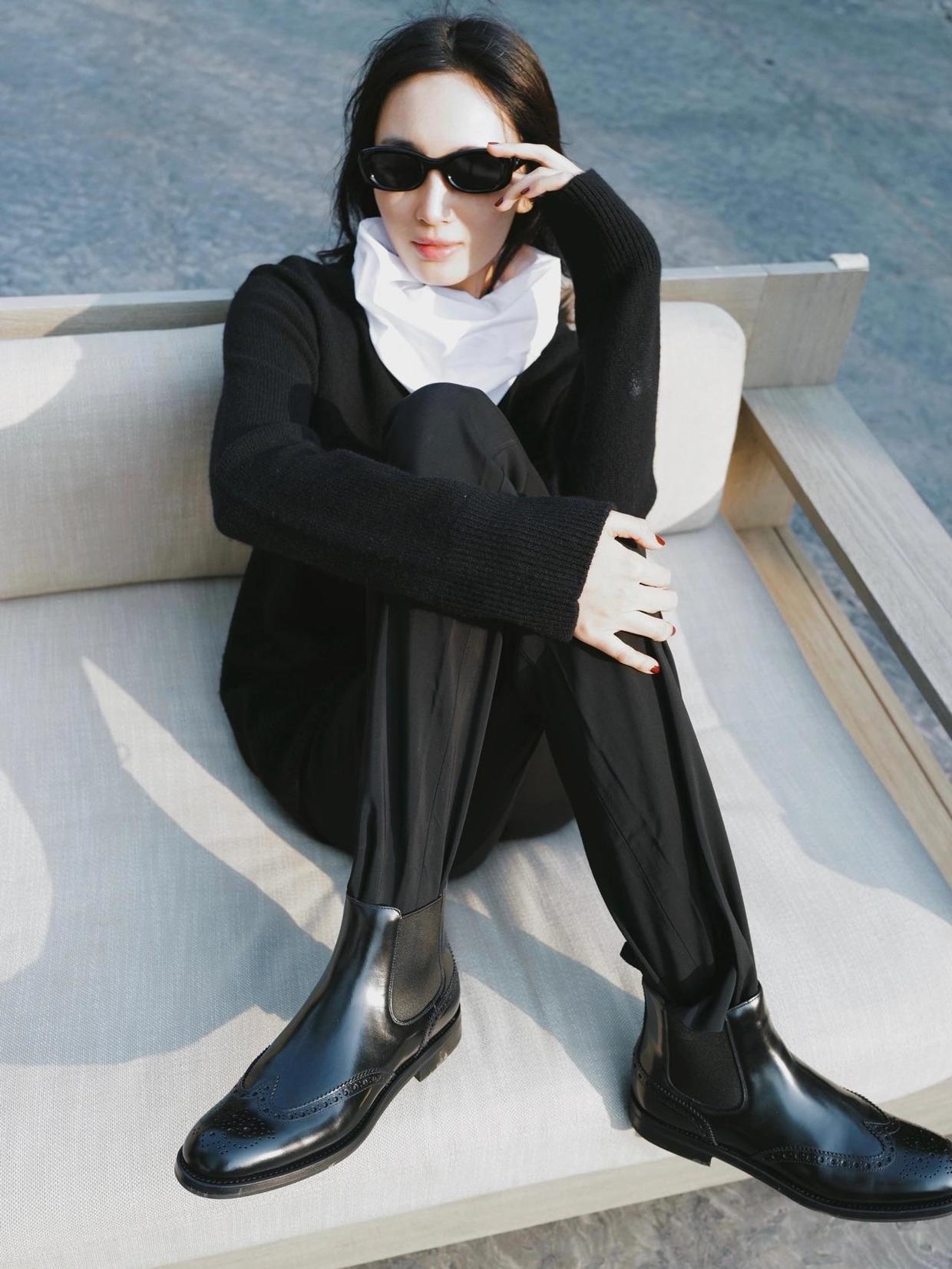 小姐姐|冬日超火的短靴造型,大气中不乏女人味,甜酷女王就是你