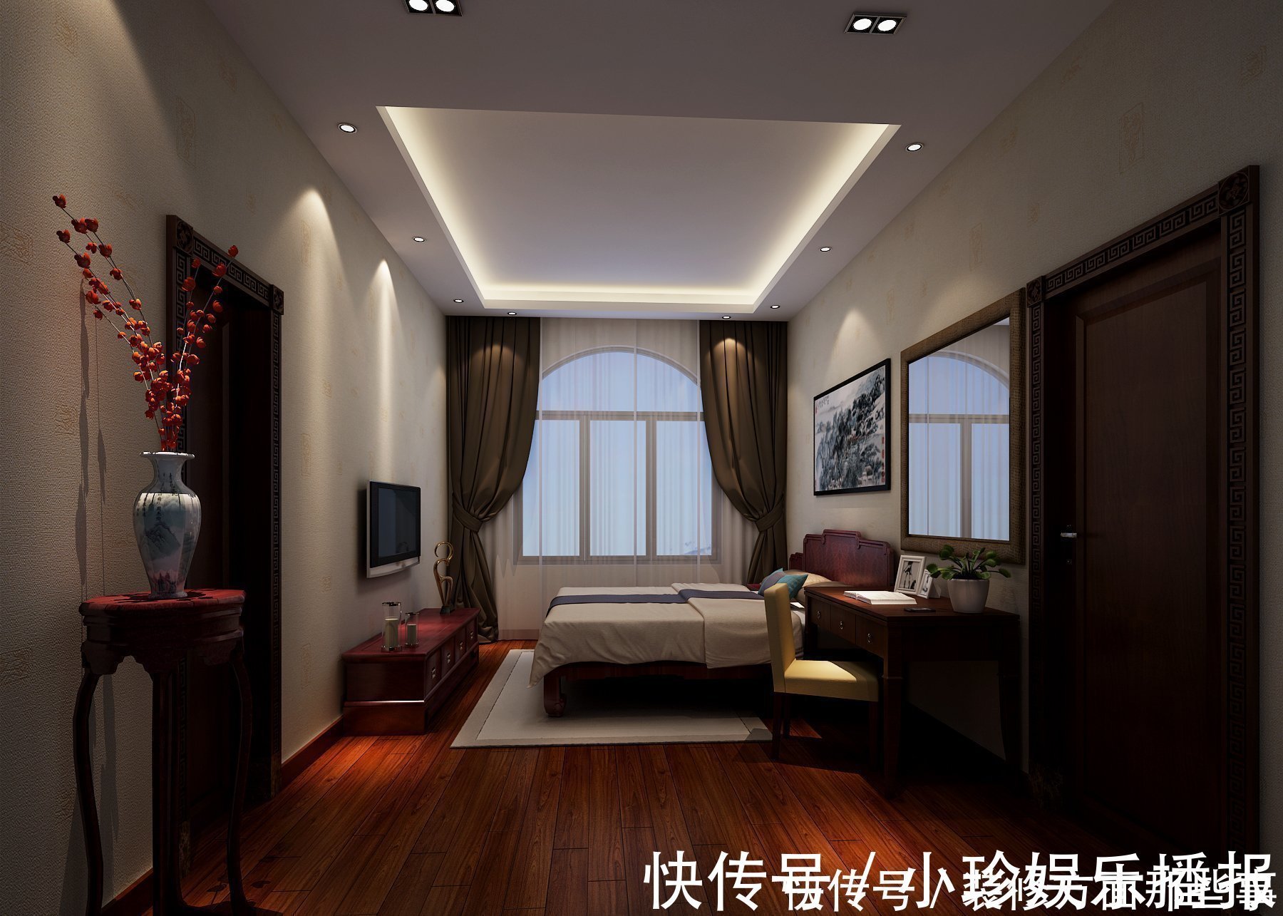 元素|180平在新中式的基础上加入现代元素,让人全身心得彻底放松