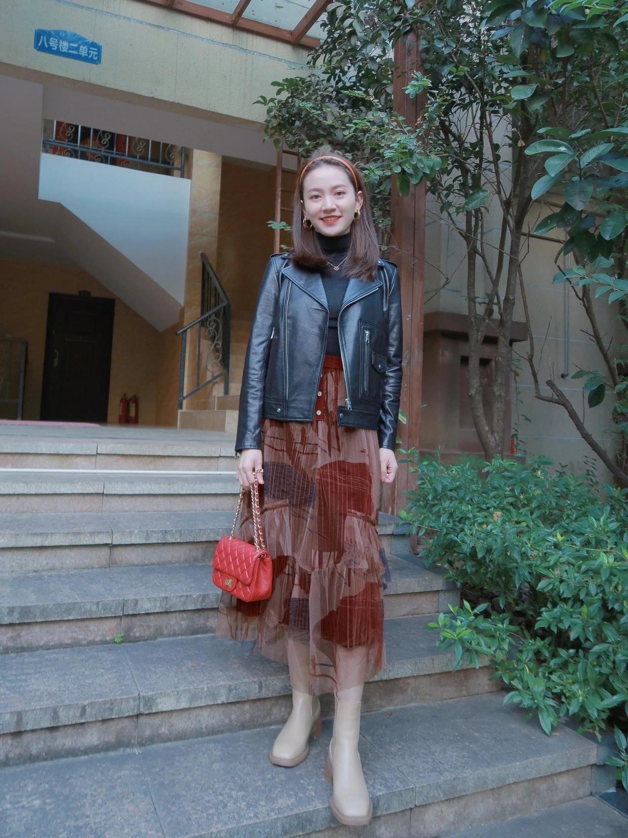 百搭 冬天怎么穿帅气又有格调?试试这些洒脱的皮衣吧,气场全开又百搭