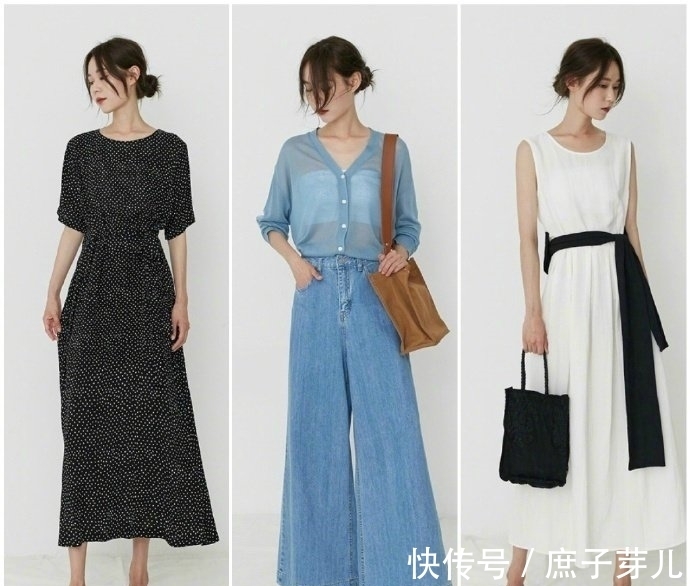 穿搭 夏季气质感穿搭指南!姜黄色T恤配白色高腰裙明媚减龄,淑女知性