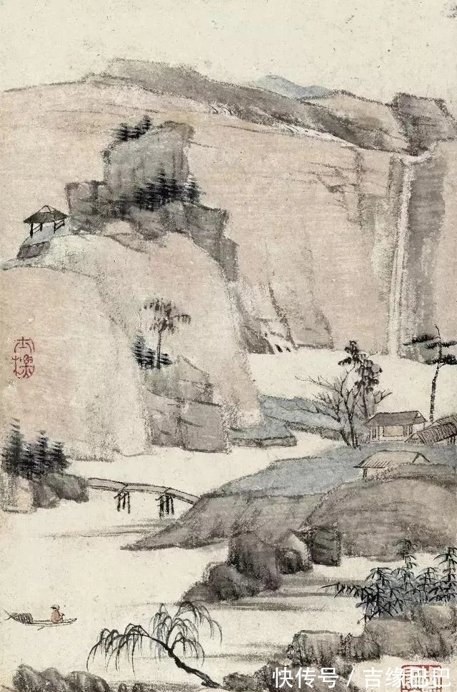 山水品&逸品皆有境!查士标山水册