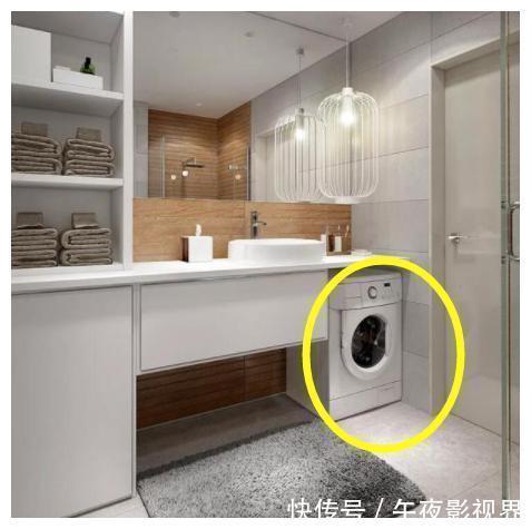 洗衣机|卫生间空间小，不如“偷”点空间，让你家瞬间扩大一倍