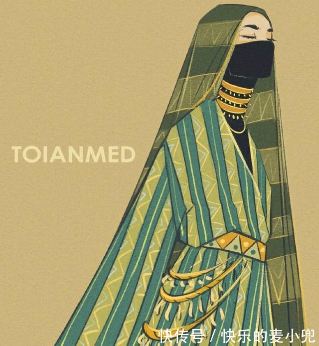 插画作品@个性十足的甜酷girl插画,时尚风格元素堪称宝藏!