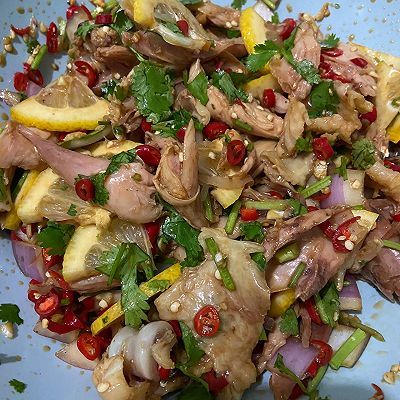 鸡腿|酸辣柠檬手撕鸡