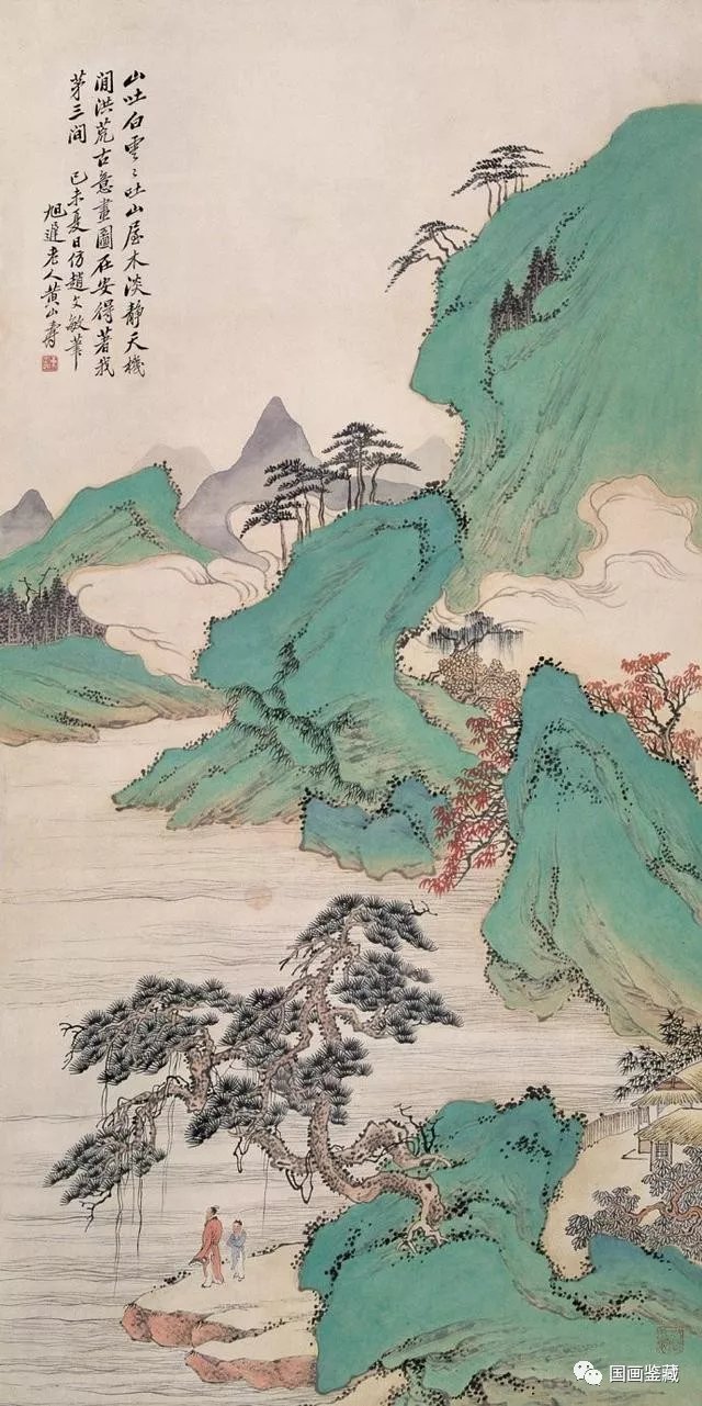 国画@国画大家黄山寿山水画作品赏析