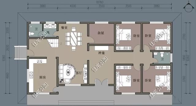 建筑面积|农村没有堂屋的房子不是好房子,20套户型分享,总有一套看上眼