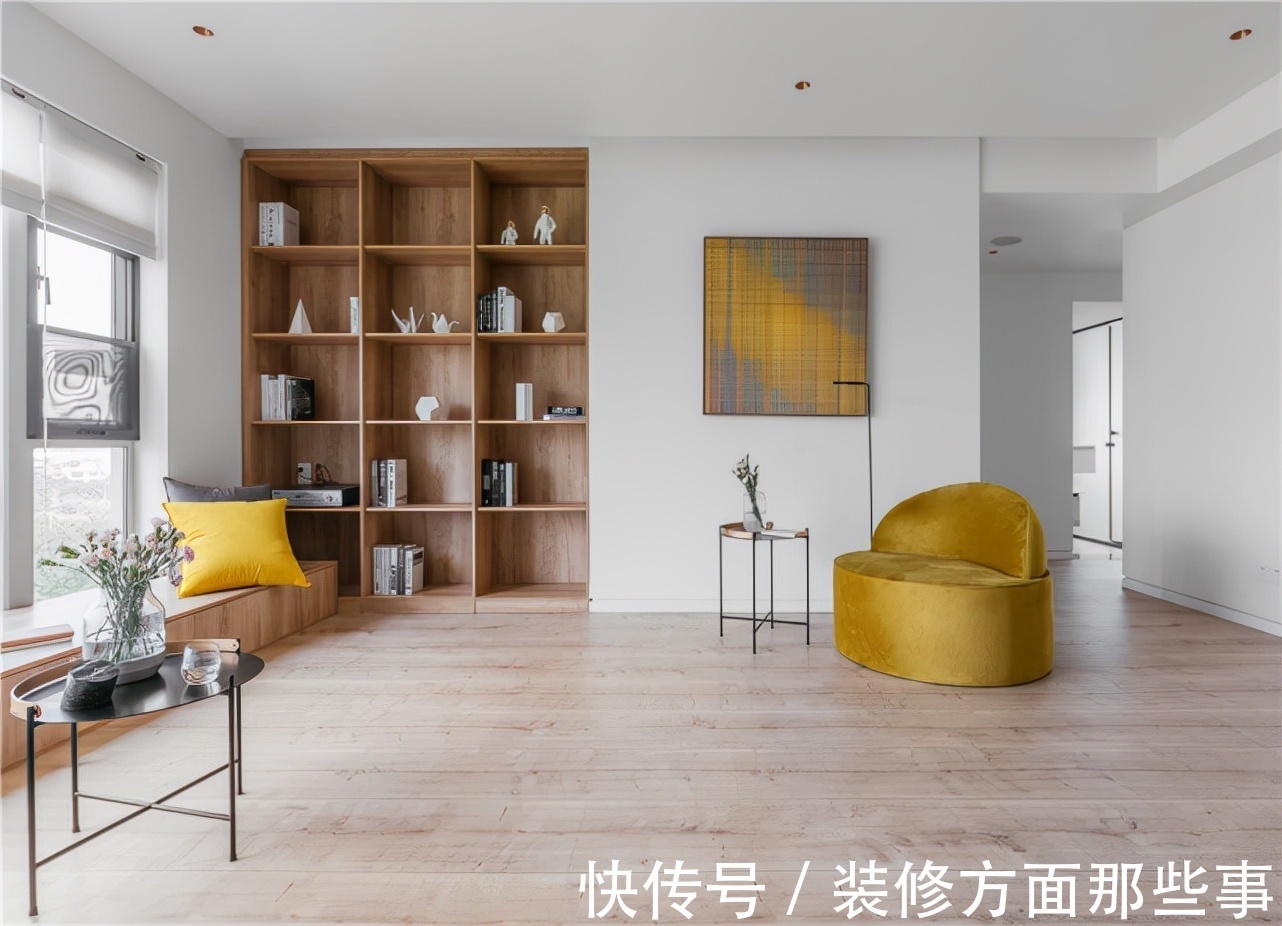 装修|122平北欧风二居室，一个开放式的大豪宅